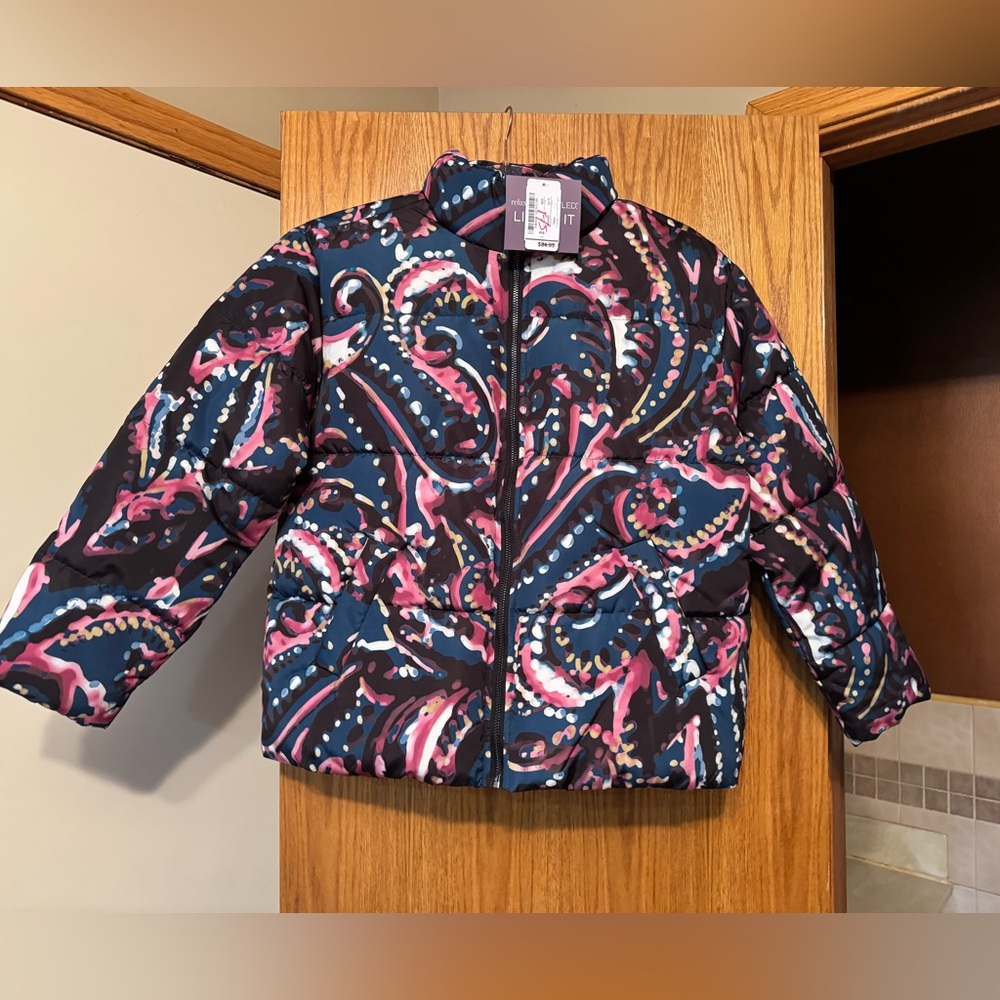 Colorful Puffy Polyester Jacket